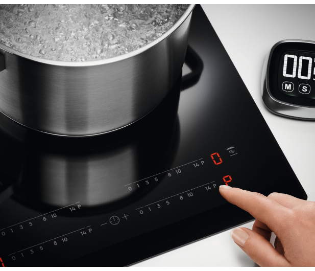 Płyta indukcyjna Electrolux EIV83443CT SaphirMatt Hob2Hood Bridge Czarny - 1333367 - zdjęcie 7